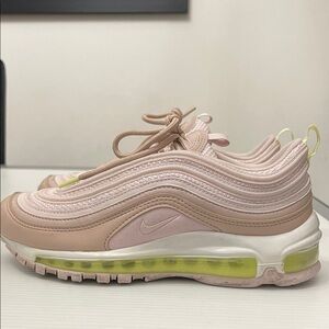 NIKE AIR MAX 97 BARELY ROSE RUNNING SNEAKERS WOMENS SIZE 6.5